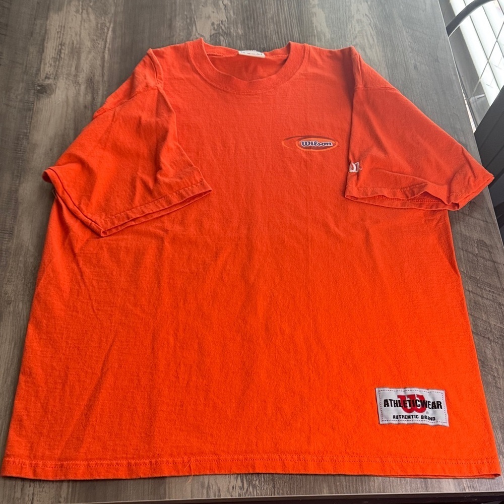 Wilson Vintage Bright Orange Short Sleeve Tee